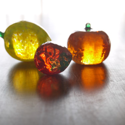 ガラスのフルーツたち　みかん&レモン＆イチゴ 5枚目の画像