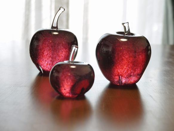 ガラスのリンゴ　M 4枚目の画像