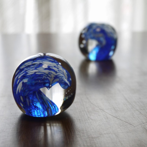 ペーパーウェイト WAVE New その他置物 miyuki@my-heart 通販 7642708