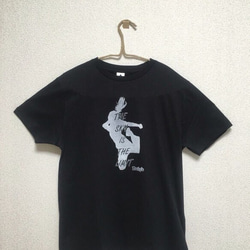 【Jump girl】Rocky's オリジナルTシャツ ブラック 1枚目の画像