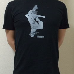 【Jump girl】Rocky's オリジナルTシャツ ブラック 3枚目の画像