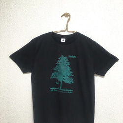 【Big tree】Rocky's オリジナルTシャツ  ブラック 1枚目の画像