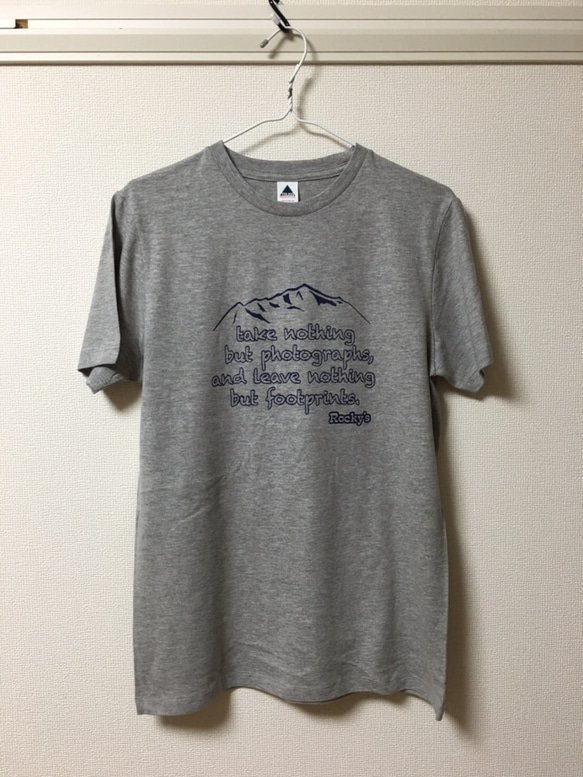 【Mountain】Rocky's オリジナルTシャツ グレー 1枚目の画像