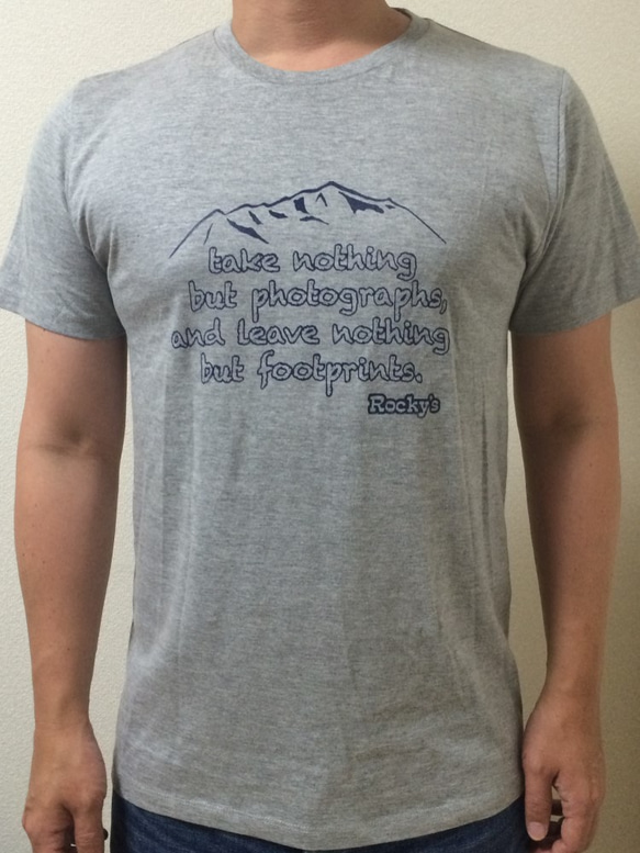 【Mountain】Rocky's オリジナルTシャツ グレー 3枚目の画像