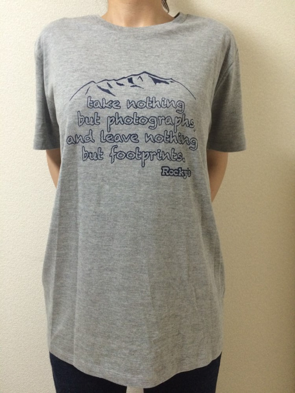 【Mountain】Rocky's オリジナルTシャツ グレー 4枚目の画像