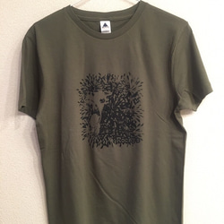 【Monkey】Rocky's オリジナルTシャツ カーキ 3枚目の画像