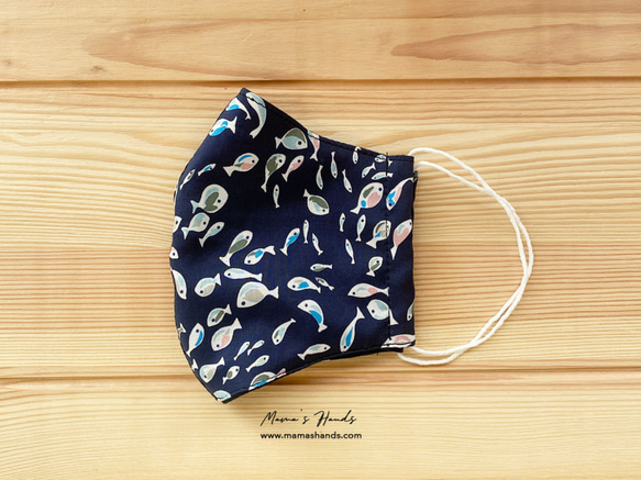 ★數量有限★ Liberty Fish Sea 100%純棉紗布成人3D生態薄布口罩 第1張的照片