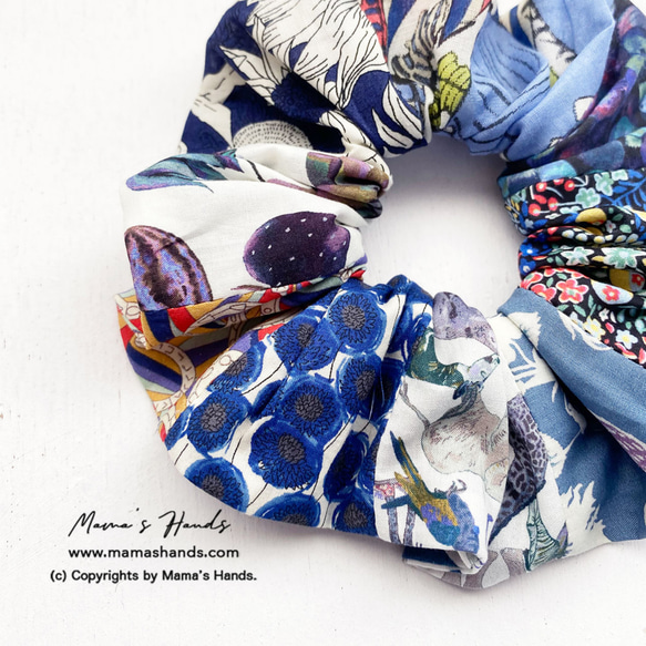 リバティ ハンドメイド シュシュとヘアゴム 64