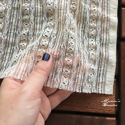 （售罄）蕾絲編織的針織短裙♪ 第2張的照片
