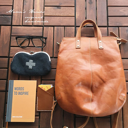 ⭐️9点売れました⭐️ クロス チャコール グレー ナチュラル メガネ がま口 コスメ メガネケース ポーチ 2枚目の画像