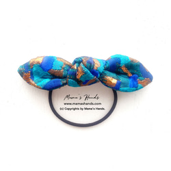 所剩不多 ⭐️ 65 款熱門單品已售出 ⭐️ 時尚金色/藍色/綠色彩色刺繡絲帶髮帶♪ 第1張的照片