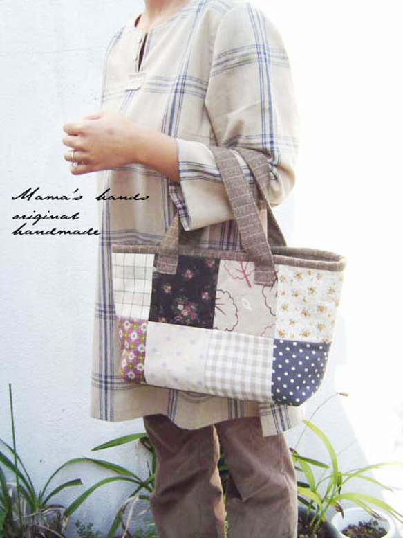 ⭐️18点以上売れました⭐️[型紙レシピ] パッチワーク トート バック