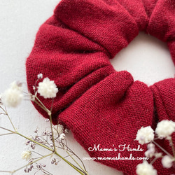 時尚的紅波爾多/酒紅色的羊毛春秋冬季彈力發彈性♪ 第4張的照片