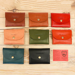 コンパクト財布 本革 栃木レザー 全8色 NC3759 10枚目の画像