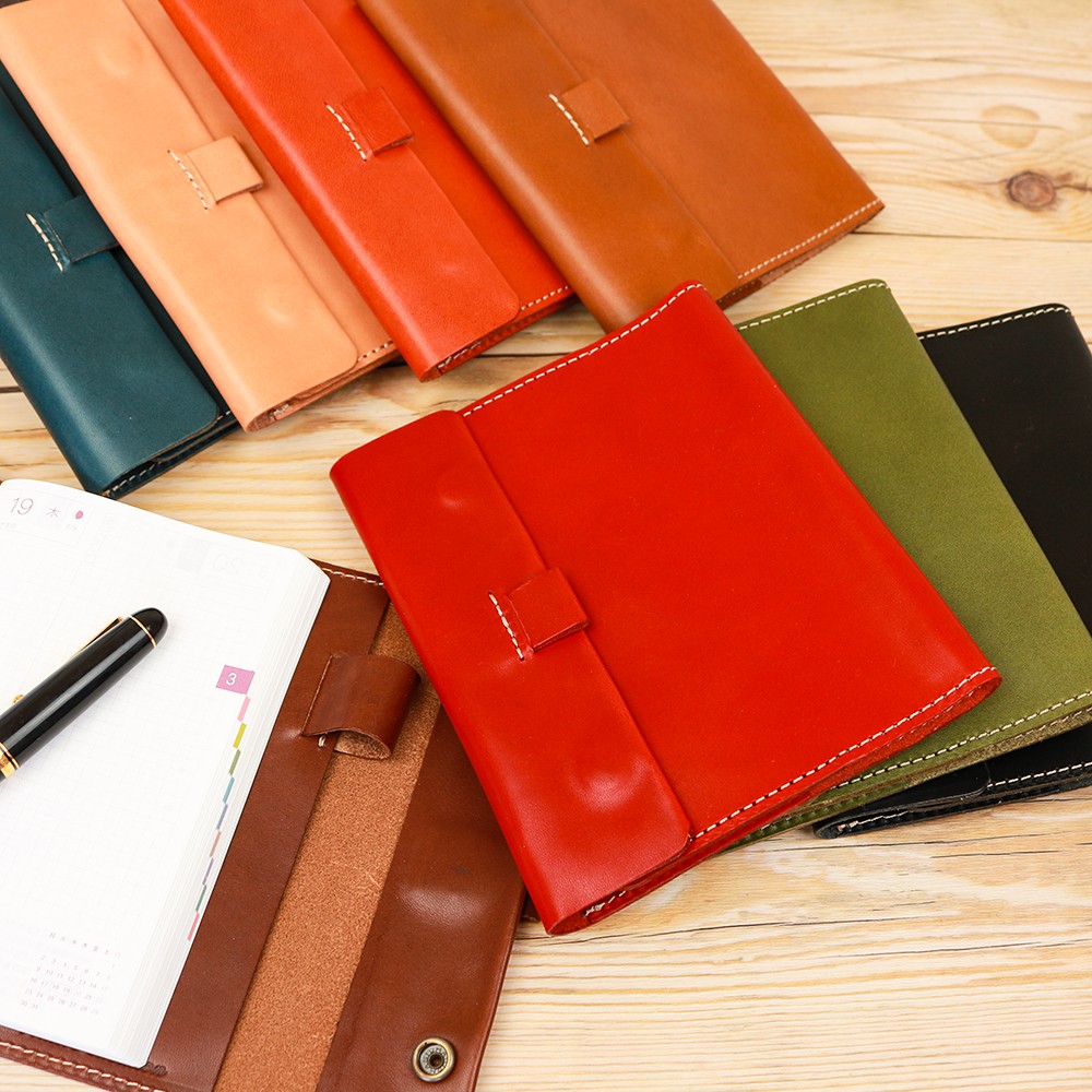 一日手帳カバー A6サイズ 本革 栃木レザー 全8色 NC3755