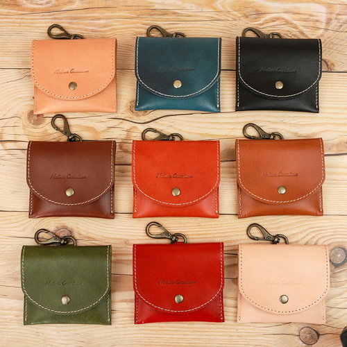 携帯灰皿付 本革携帯灰皿ケース 本革 栃木レザー 全9色 NC3767