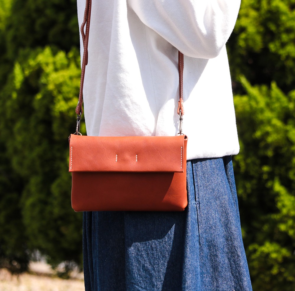 柔らか シュリンクレザー バッグ 本革 栃木レザー 全7色 NC3411V