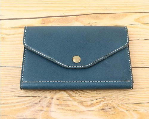 マルチケース NAVY 栃木レザー 本革 NC3707 長財布 GRAFFITIST