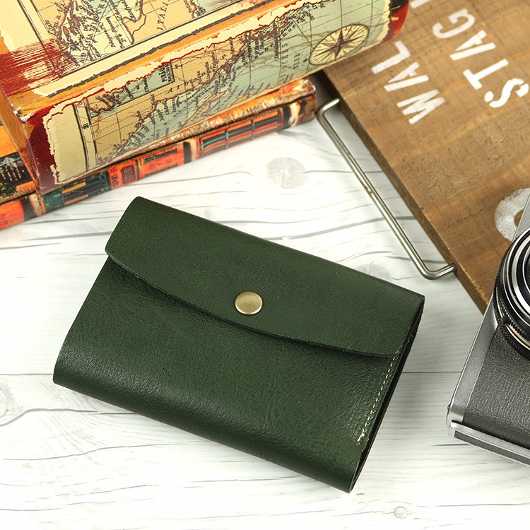 三つ折り財布 柔らか本革 栃木レザー OLIVE NC3736 11,534円