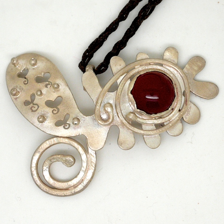 芽danceシルバーネックレス