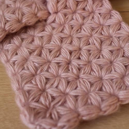 可愛いリフ編みマフラー ピンク マフラー Princess Banna 通販｜Creema  