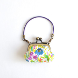 Tiny frame handbag - Summer Posy / Purple [437] 第1張的照片