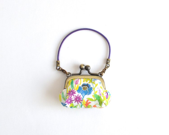 Tiny frame handbag - Summer Posy / Purple [437] 第1張的照片