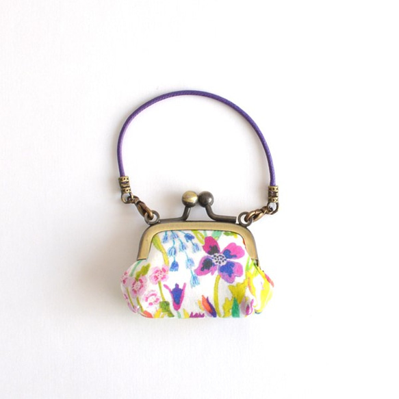 Tiny frame handbag - Summer Posy / Purple [437] 第2張的照片