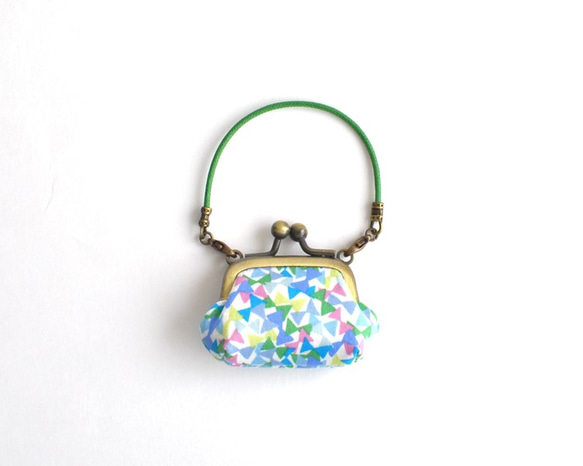 Tiny frame handbag - Fluttering Blue / Green [421] 第1張的照片