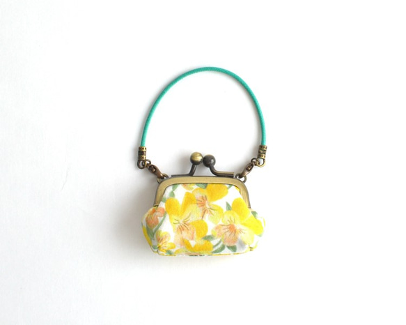 Tiny frame handbag - Somerset Viola / Emerald Green [104] 第1張的照片