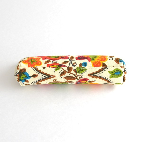 Retro pen case - Vintage "Ethnic Flowers" [074] 第8張的照片