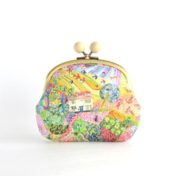 Kodama Liberty Floral Plump Gamaguchi (M) --Liberty &quot;Royal 第2張的照片