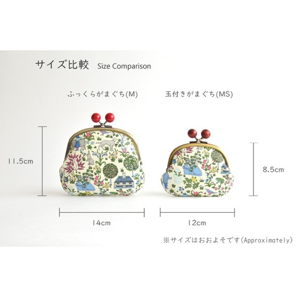 Kodama Liberty Floral Plump Gamaguchi (M) --Liberty &quot;Royal 第8張的照片