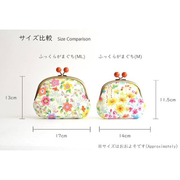 Kodama Liberty Floral Plump Gamaguchi (M) --Liberty &quot;Royal 第9張的照片