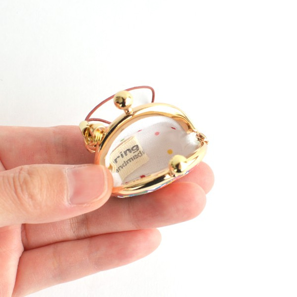 Tiny kiss lock purse with strap - Magic [150] 第4張的照片