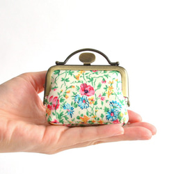 Unique frame pouch(S) - Liberty floral fabric [177] 第1張的照片