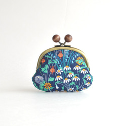 Candy frame purse (MS) - Liberty "Alpine Pasture" Navy [778] 第2張的照片