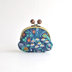 Candy frame purse (MS) - Liberty "Alpine Pasture" Navy [778] 第3張的照片