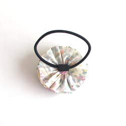 发圈 Ruffle flower hair tie - Liberty "Palmeira"[564] 第4張的照片