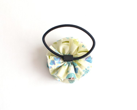 发圈 Ruffle flower hair tie - Liberty "Raphaelle"[637] 第4張的照片