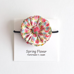 发圈 Ruffle flower hair tie - Liberty "Tiny Miranda"[639] 第2張的照片