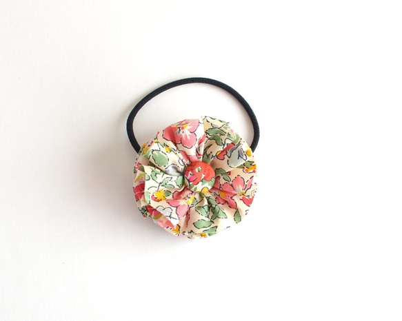 发圈 Ruffle flower hair tie - Liberty "Woodham"[635] 第1張的照片