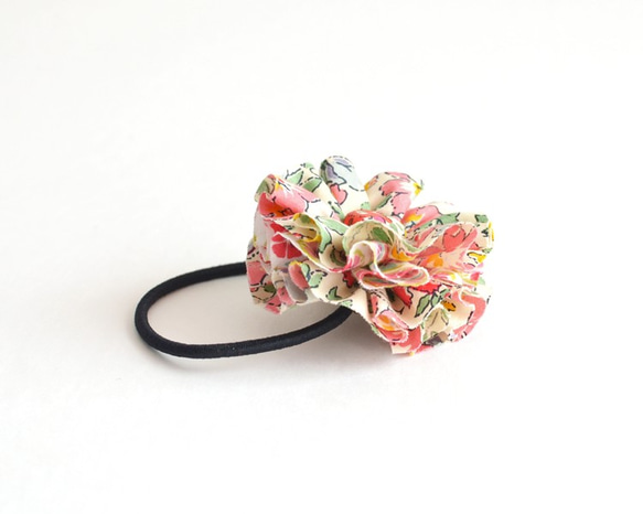 发圈 Ruffle flower hair tie - Liberty "Woodham"[635] 第3張的照片