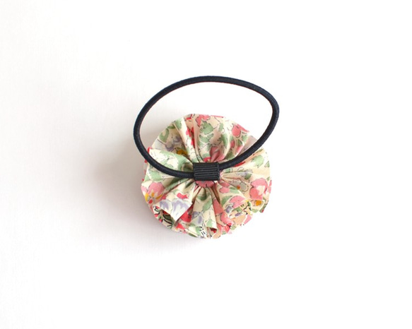 发圈 Ruffle flower hair tie - Liberty "Woodham"[635] 第4張的照片