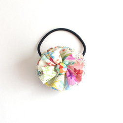 发圈 Ruffle flower hair tie - Liberty "Amber's Posy"[572] 第1張的照片