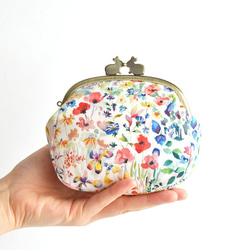 Rabbits floral frame purse(M) - Liberty "Felda" UK [617] 第1張的照片