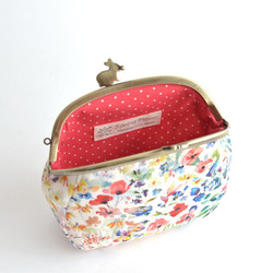 Rabbits floral frame purse(M) - Liberty "Felda" UK [617] 第7張的照片