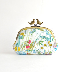 Frame purse with birds - Liberty "Wild Flowers" [629] 第3張的照片