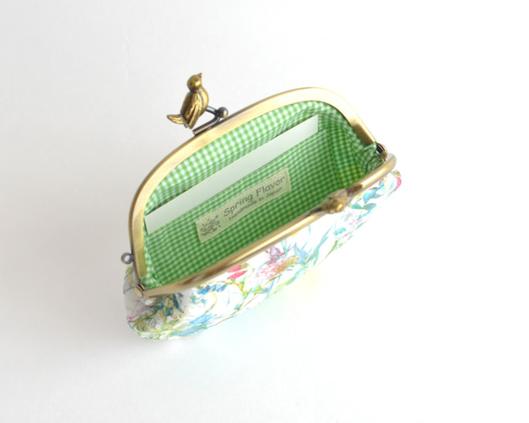 Frame purse with birds - Liberty "Wild Flowers" [629] 第4張的照片