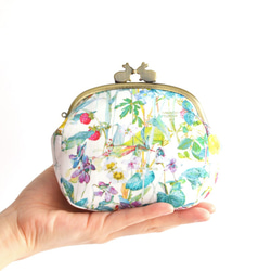 Rabbits floral frame purse(M)  Liberty "Wild Flowers" [673] 第1張的照片